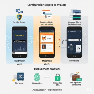 Guía Definitiva para Principiantes Configuración Segura de Wallets Populares Trust Wallet, MetaMask y Ledger